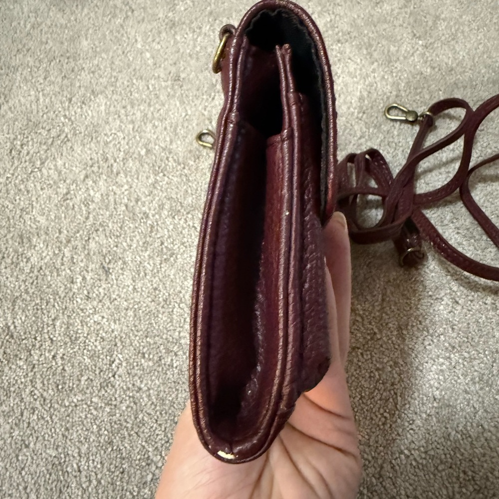 The Sak Deep Red Leather Wallet Crossbody - Picture 4 of 4